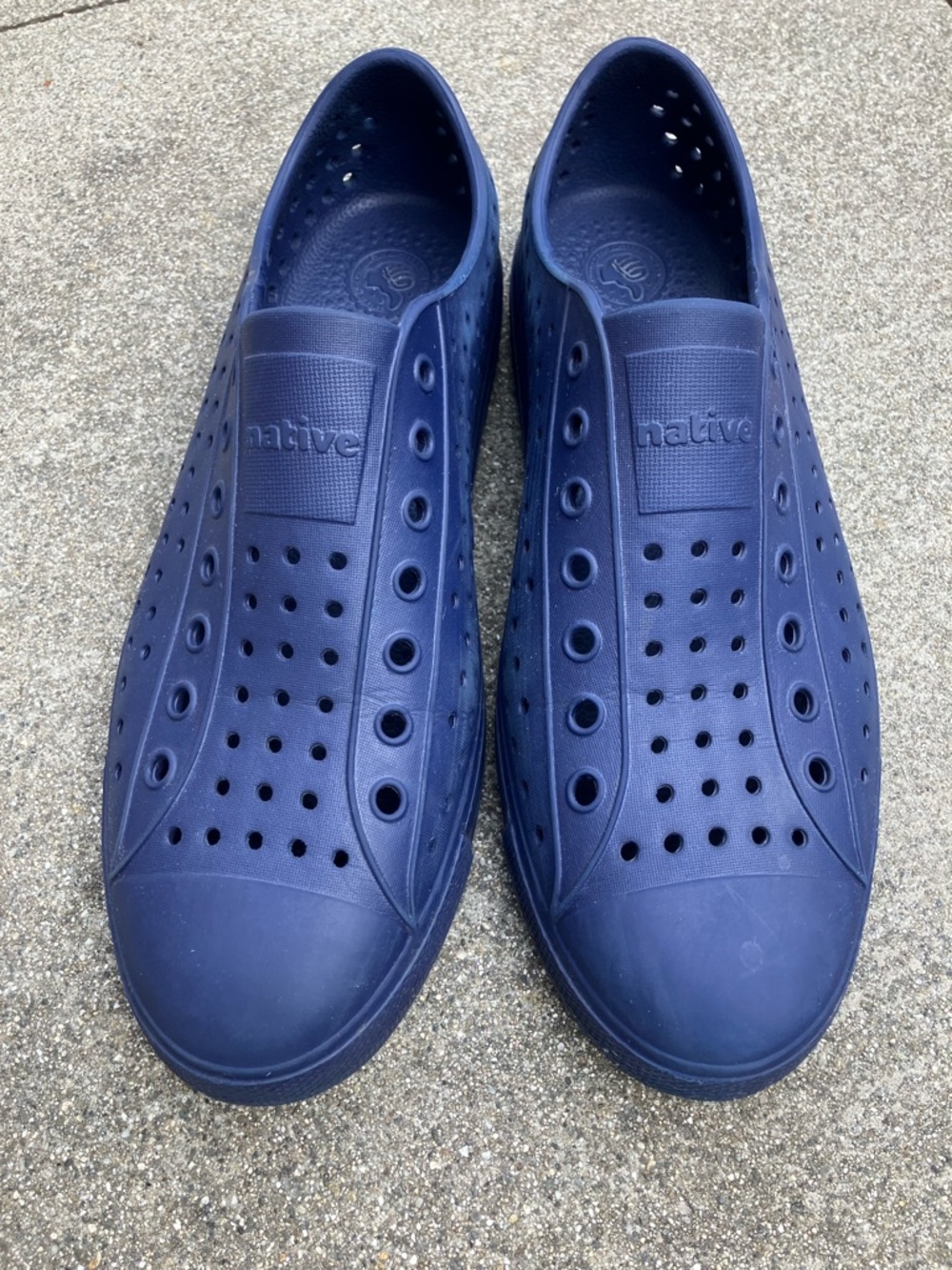 Native Men's Jefferson Slip-On Shoes in Navy